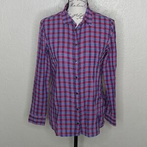J. Crew Plaid Shirt Boy Fit Size 6